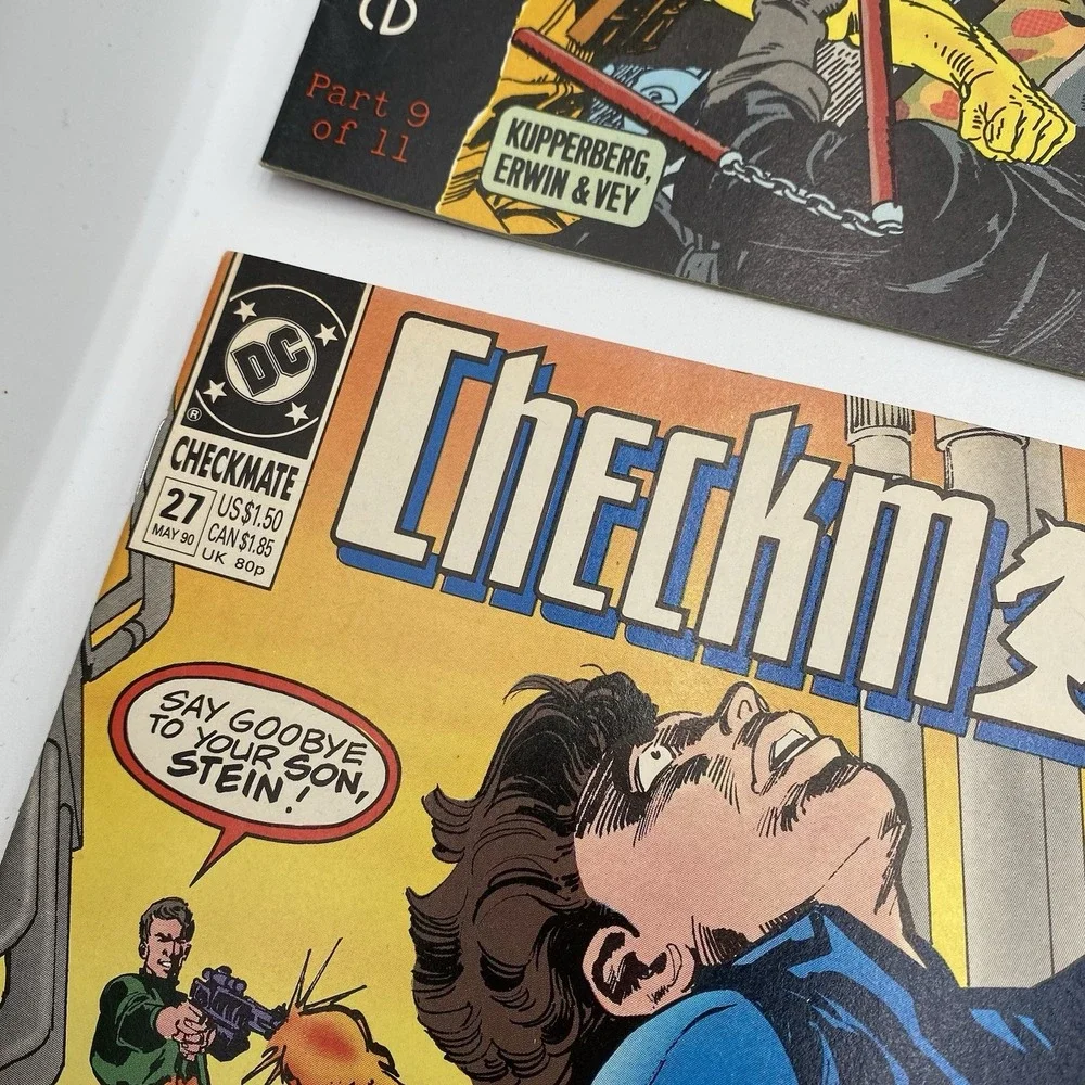 DC Checkmate‎ Comic Books Lot 7 Vintage 1990's 27,28,29,32,18,19 VGC